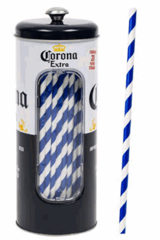 Corona Straw Holder 8.25"H